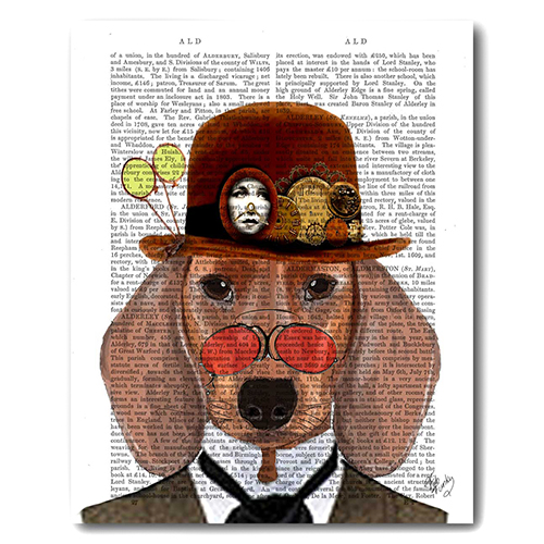 Courtside Market Distinguished Dog Wall Art