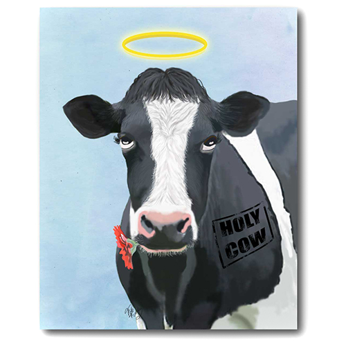 Courtside Market Holy Cow Wall Art