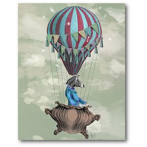 Courtside Market Flying Zebra Wall Art