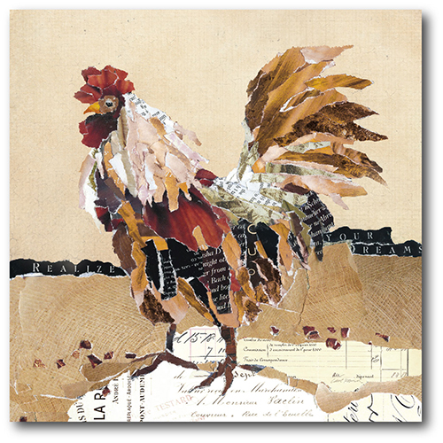 Courtside Market Country Rooster II Wall Art