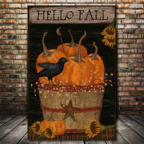 Courtside Market Hello Fall Wall Art alternate view