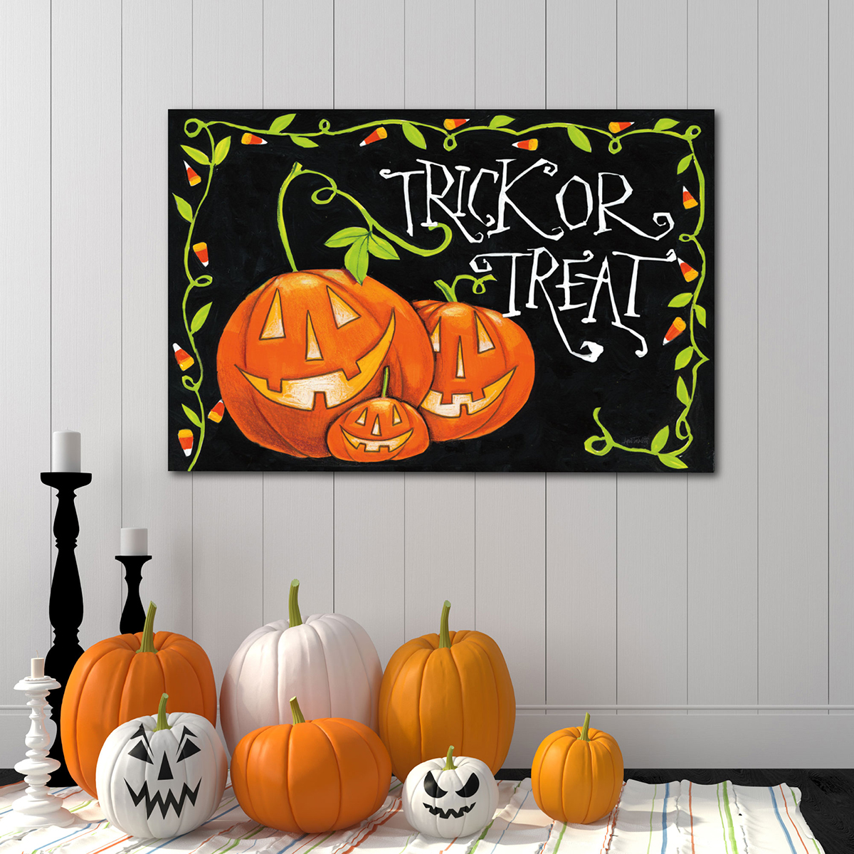 Courtside Market Candy Corn Wall Art - 12x18