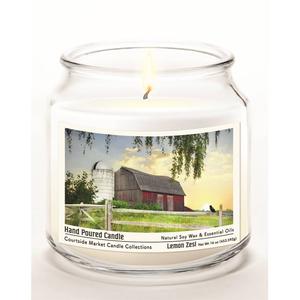 Courtside Market(R) Summer in Watkins 16oz. Lemon Zest Jar Candle alternate view