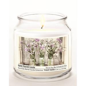 Courtside Market(R) From the Garden 16oz. French Vanilla Jar Candle alternate view