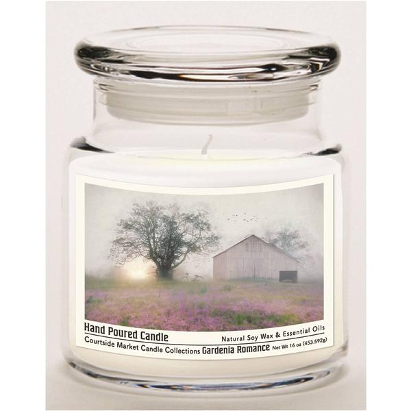 Courtside Market(R) Sunrise 16oz. Gardenia Romance Jar Candle