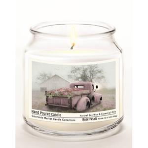 Courtside Market(R) Flower Truck 16oz. French Vanilla Jar Candle alternate view