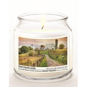Courtside Market(R) Country Road 16oz. Jasmine Vineyards Jar Candle alternate view