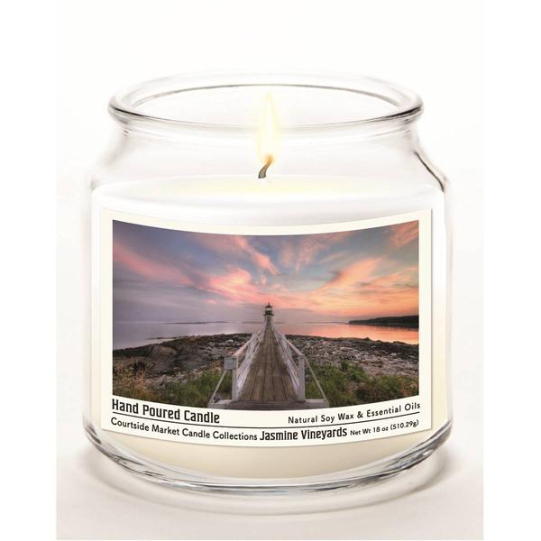 Courtside Market(R) Sunset 16oz. Jasmine Vineyards Jar Candle alternate view