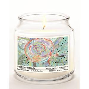 Courtside Market(R) Polkadot Floral 12.8oz. Lavender Tumbler Candle alternate view
