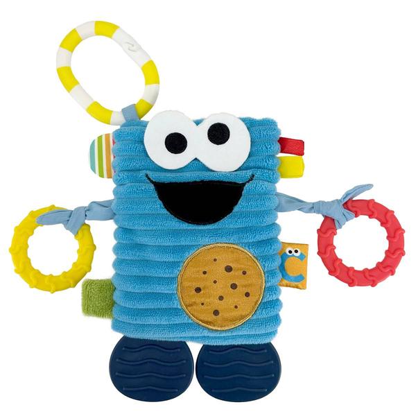 Baby Unisex Sesame Street(R) Cookie Monster Tug & Tag Toy