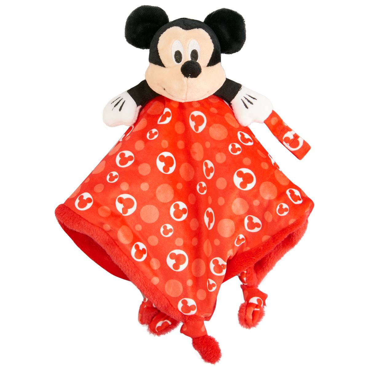 Disney Mickey Snuggle Blanket W/Pacifier Loop