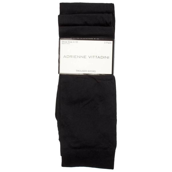 Womens Adrienne Vittadini 3pk. Trouser Knee High Socks alternate view