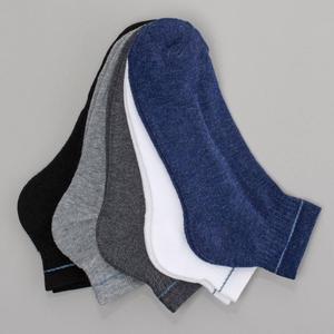 Mens Born(R) 5pk. Blue Half Cushion Quarter Socks