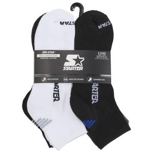 Mens Starter(R) 6pk. Quarter Socks