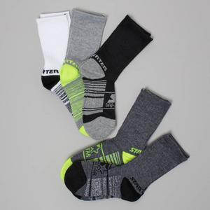 Boys (4-7) Starter(R) 5pk. Cushioned Crew Socks - White/Grey