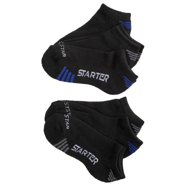 Boys (8-20) Starter(R) 6pk. No Show Half Cushion Socks