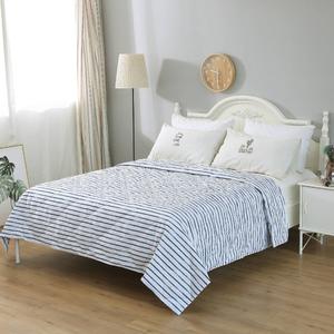 St. James Home Soft Cover Nano Feather Filled Stripe Blanket