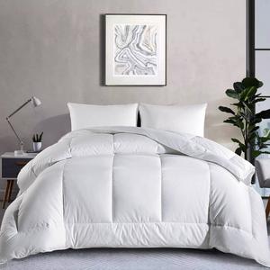 PeaceNest Grid Quilted All Season Down Alternative Comforter alternate view