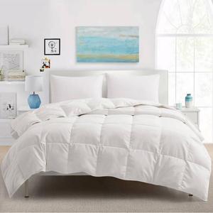 PeaceNest Lightweight White Goose Down and Feather Comforter