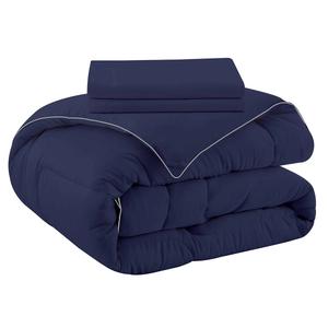 PeaceNest All Season Satin Down Alternative 3pc. Comforter Set alternate view