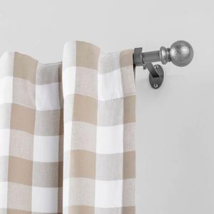 Threadmade Farmhouse Ball Curtain Rod alternate view