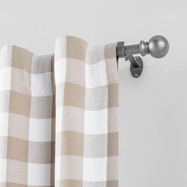 Threadmade Farmhouse Ball Curtain Rod alternate view