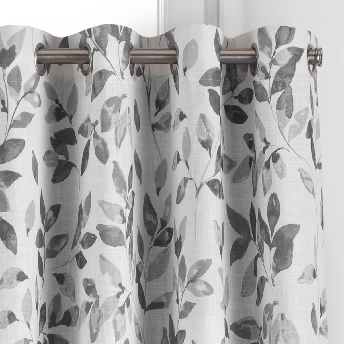 Elrene Avalon Botanical Floral Leaf Blackout Window Curtain