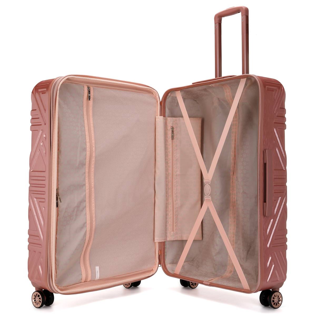 Badgley Mischka Contour 3pc. Hardside Expandable Luggage Set