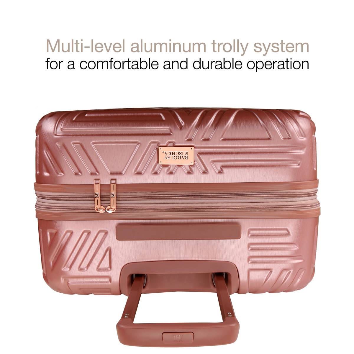 Badgley Mischka Contour 3pc. Hardside Expandable Luggage Set