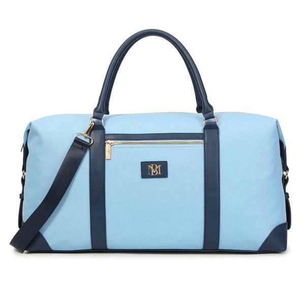Badgley Mischka Barbara Canvas Tote Weekender Travel Bag