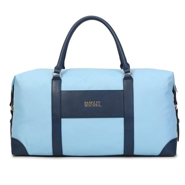 Badgley Mischka Barbara Canvas Tote Weekender Travel Bag alternate view