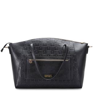 Badgley Mischka Caroline Vegan Leather Tote Travel Bag - Monogram alternate view