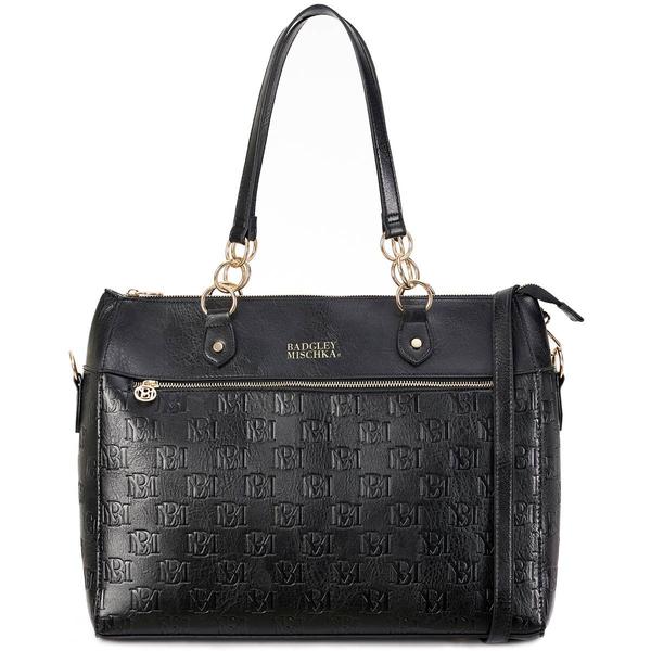 Badgley Mischka Madalyn Vegan Leather Travel Tote Weekender Bag