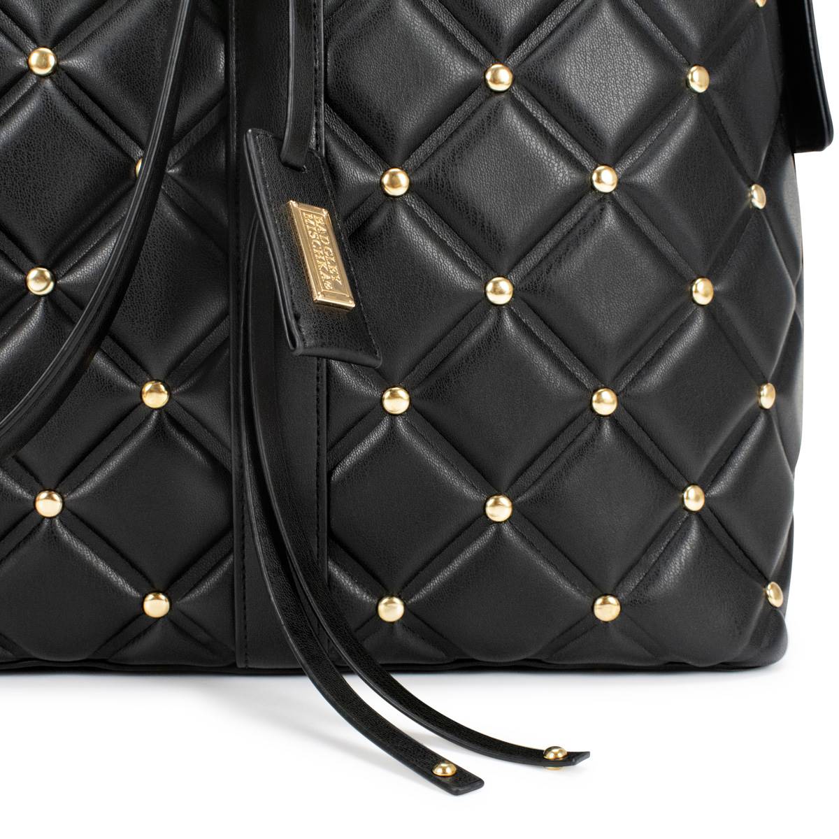 Badgley Mischka Quilted Vegan Leather Weekender Bag