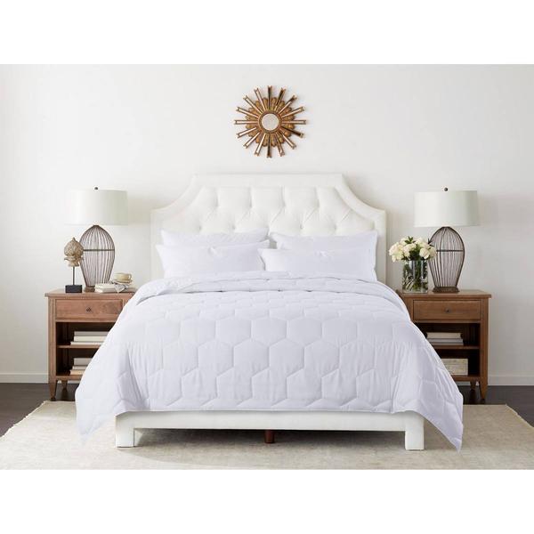 St. James Home Honeycomb Stitch-Down Alternative Blanket
