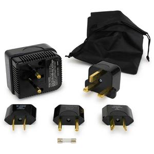 Miami CarryOn Step-down Travel Voltage Converter and Adapter Kit