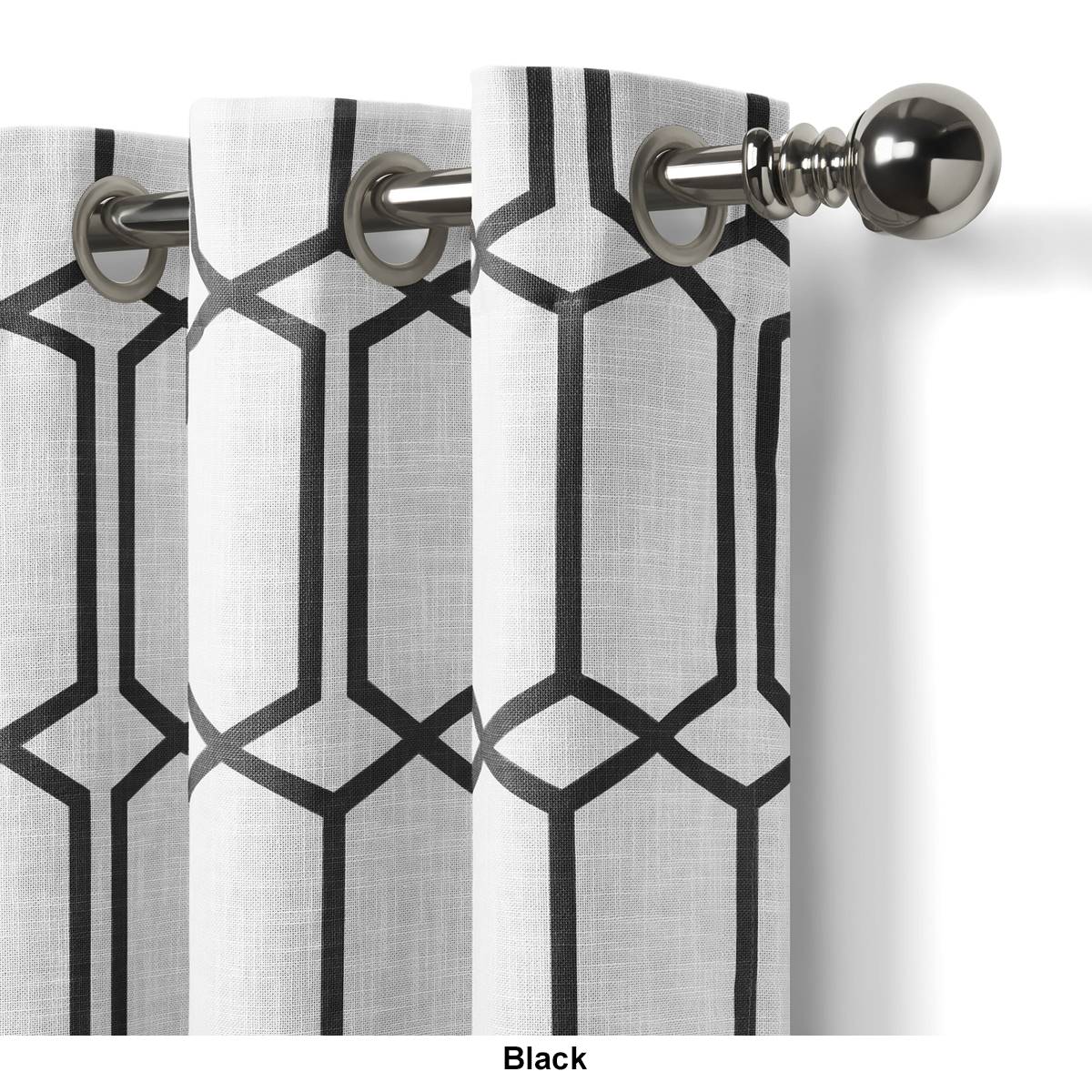 Elrene Kaiden Geometric Room Darkening Window Curtain