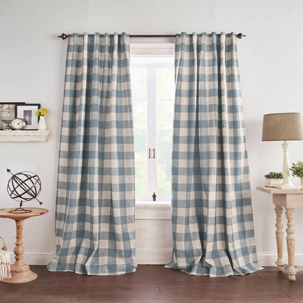 Threadmade Grainger Buffalo Check Blackout Window Curtain
