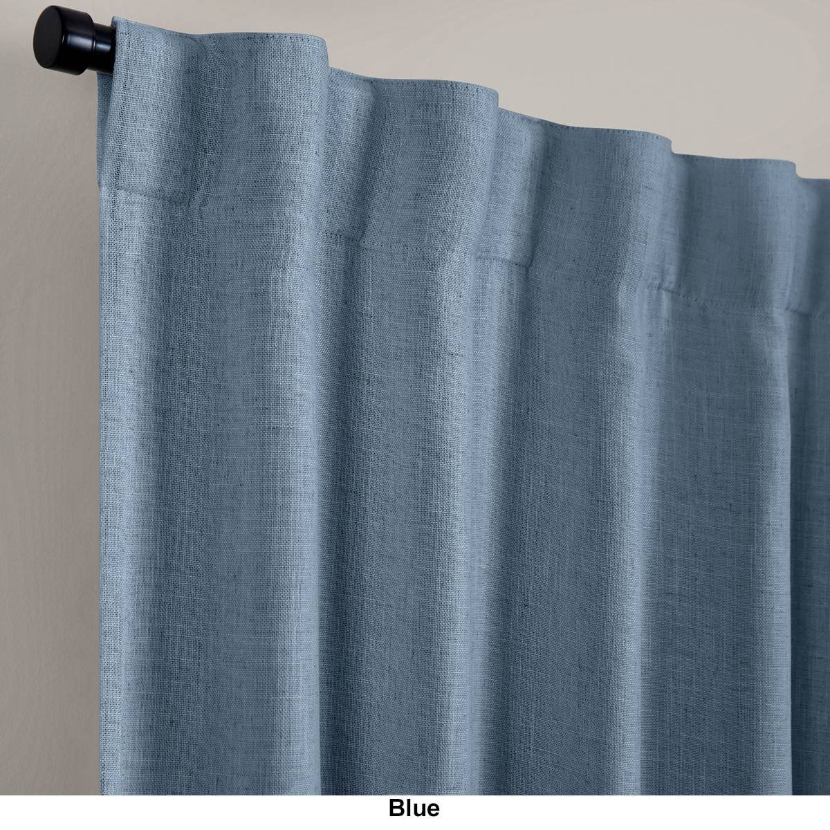 Elrene Harrow Solid Texture Blackout Window Curtain Panel