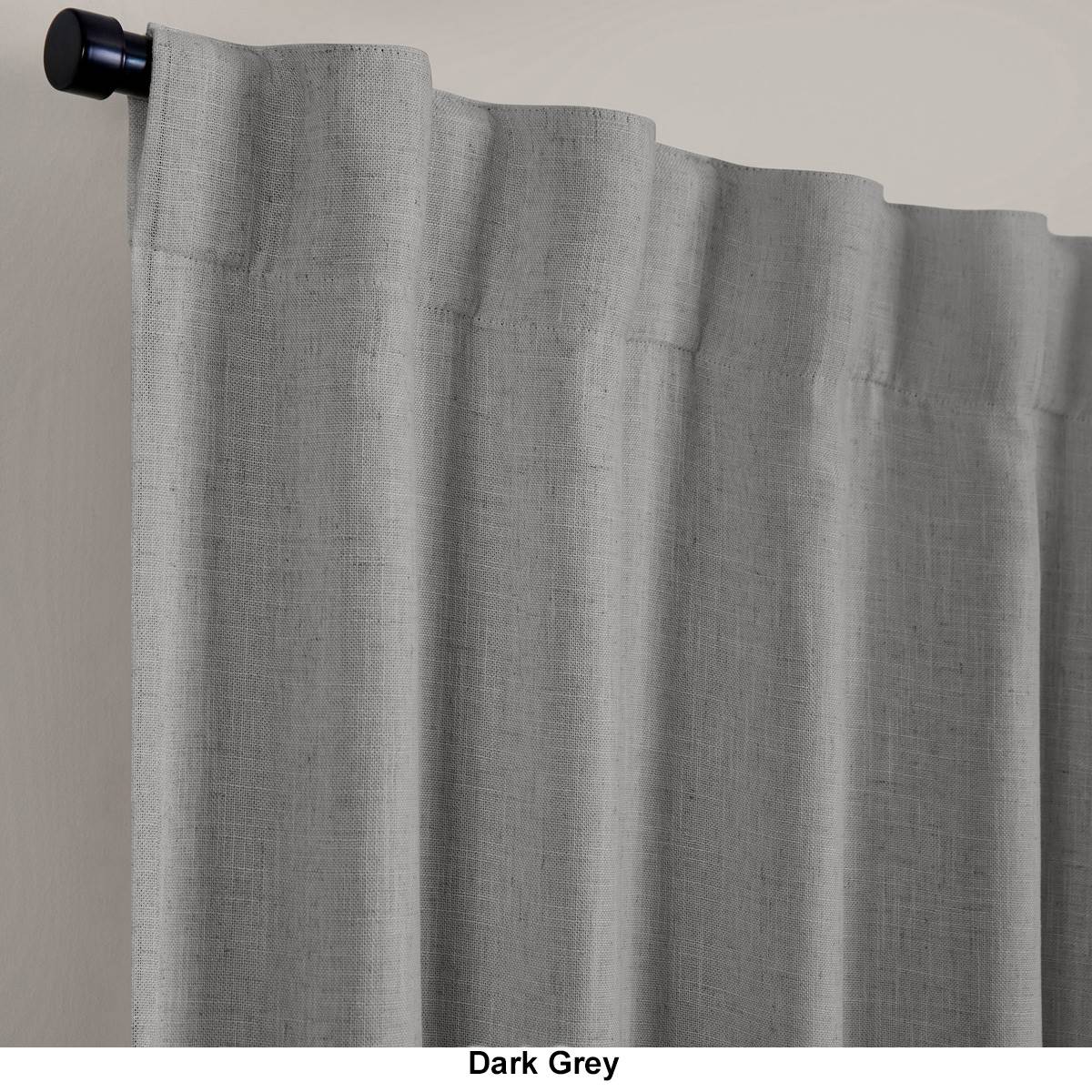 Elrene Harrow Solid Texture Blackout Window Curtain Panel