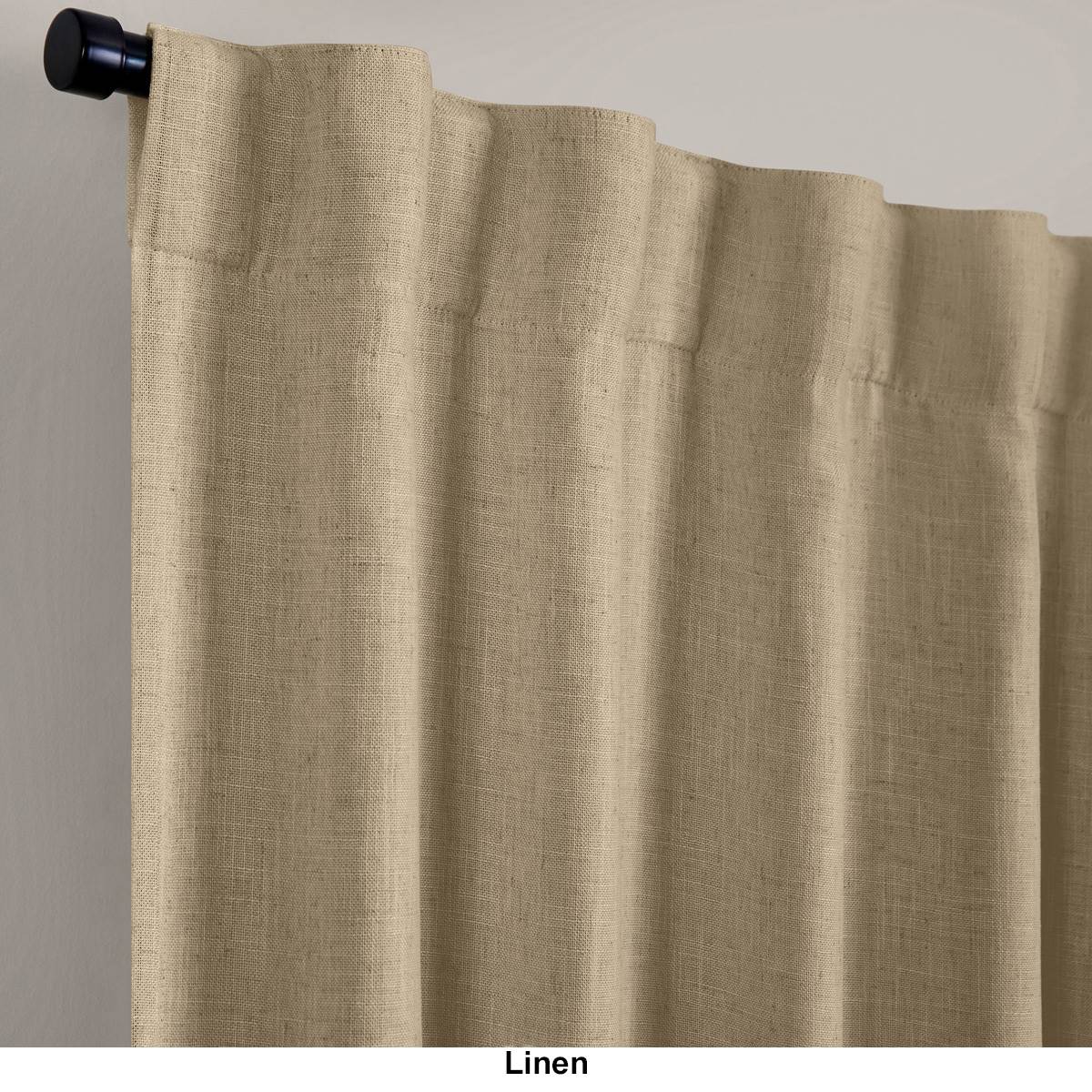 Elrene Harrow Solid Texture Blackout Window Curtain Panel