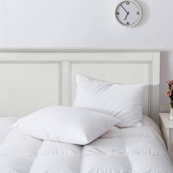 Firefly Twin Pack White Goose Nano Down and Feather Pillows