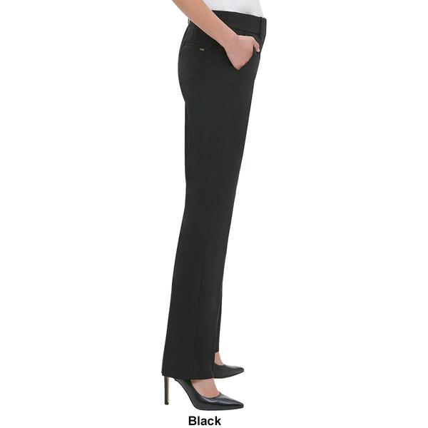 Womens Tommy Hilfiger Twill Straight Leg Pants alternate view