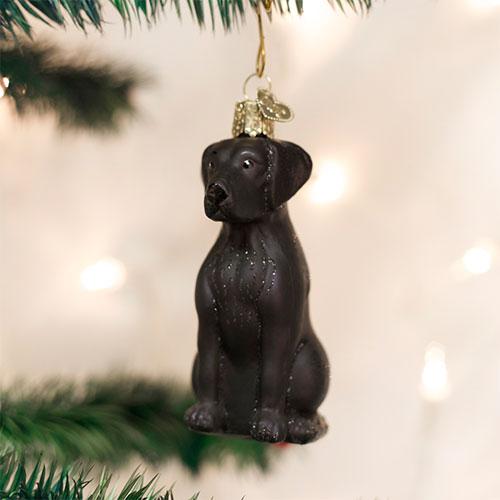 Old World Christmas Black Lab Ornament