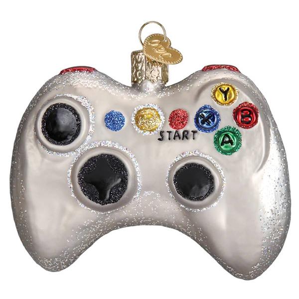 Old World Christmas Video Game Controller Glass Ornament alternate view