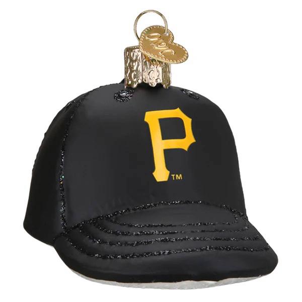Old World Christmas Pittsburgh Pirates Baseball Cap Ornament alternate view