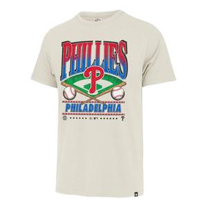 Mens '47 Brand Phillies Baseball Straight Short Tee