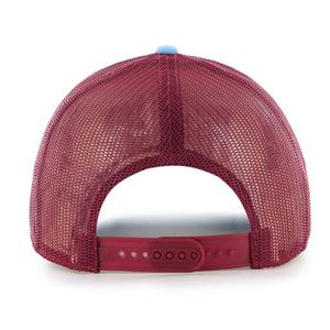 Mens '47 Brand Phillies Baseball Natural Drawbridge Trucker Cap alternate view