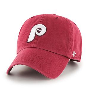 Mens '47 Brand Phillies Cooperstown Clean Up Cap
