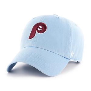 Mens '47 Brand Phillies Clean Up Cooperstown Logo Hat